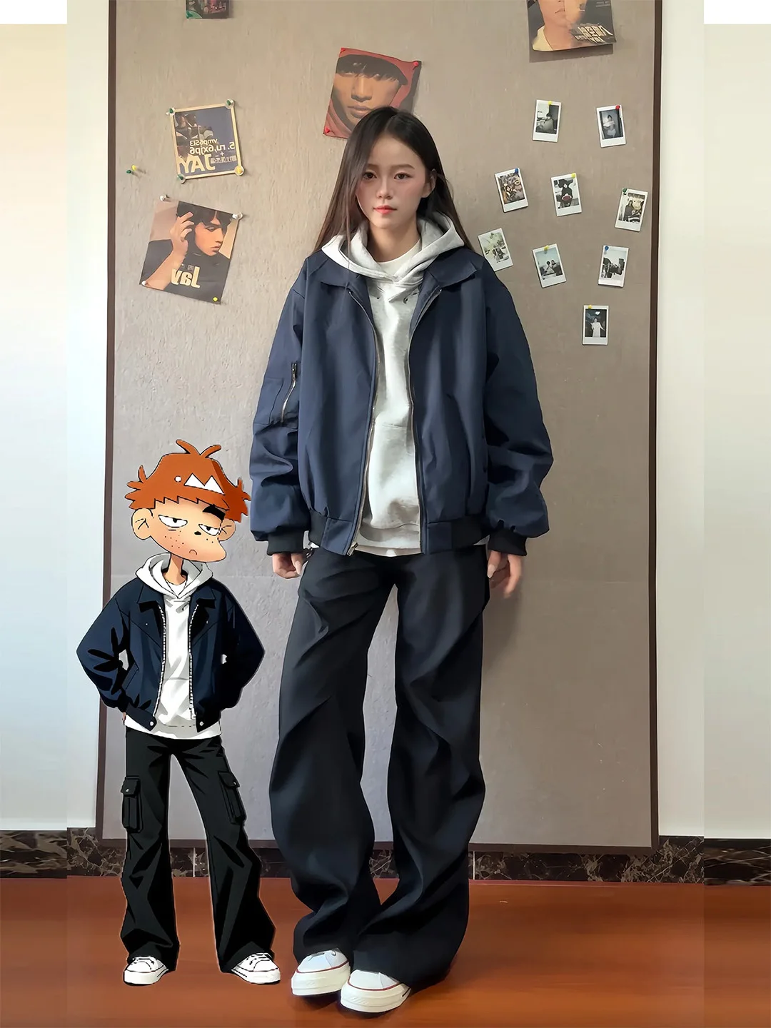 

American Sle Flight Jaet Men's ort Collar Baseball orm Cleanfit ape Outerwear Autumn Faion Youth Stand Fit