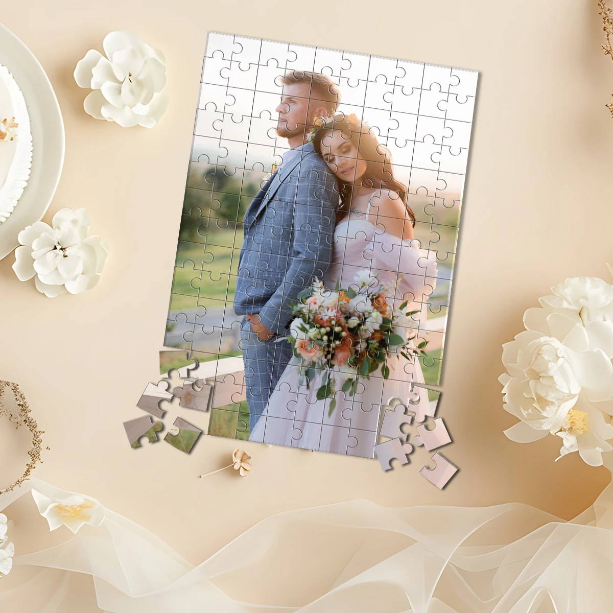 

Customized Picture Personalized Photo Jigsaw puzzle Custom DIY Personalised Photo Portrait Puzzles Love Gift