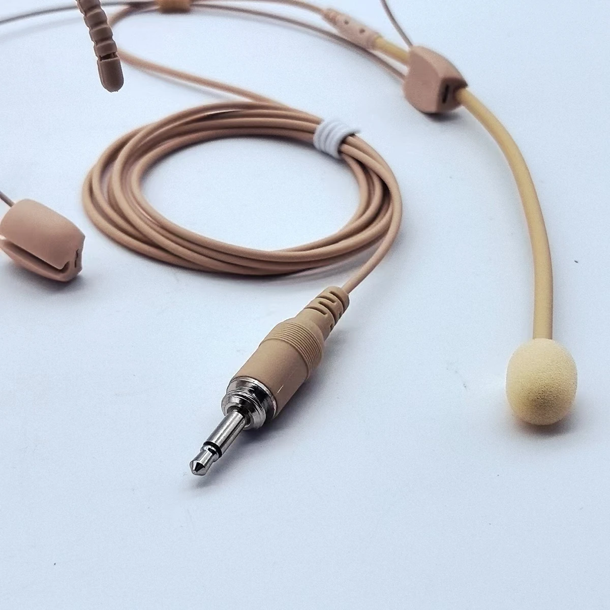 Auricolare color pelle microfono a condensatore microfono per computer con auricolare live con megafono a forma di ape da 3.5mm plug-in