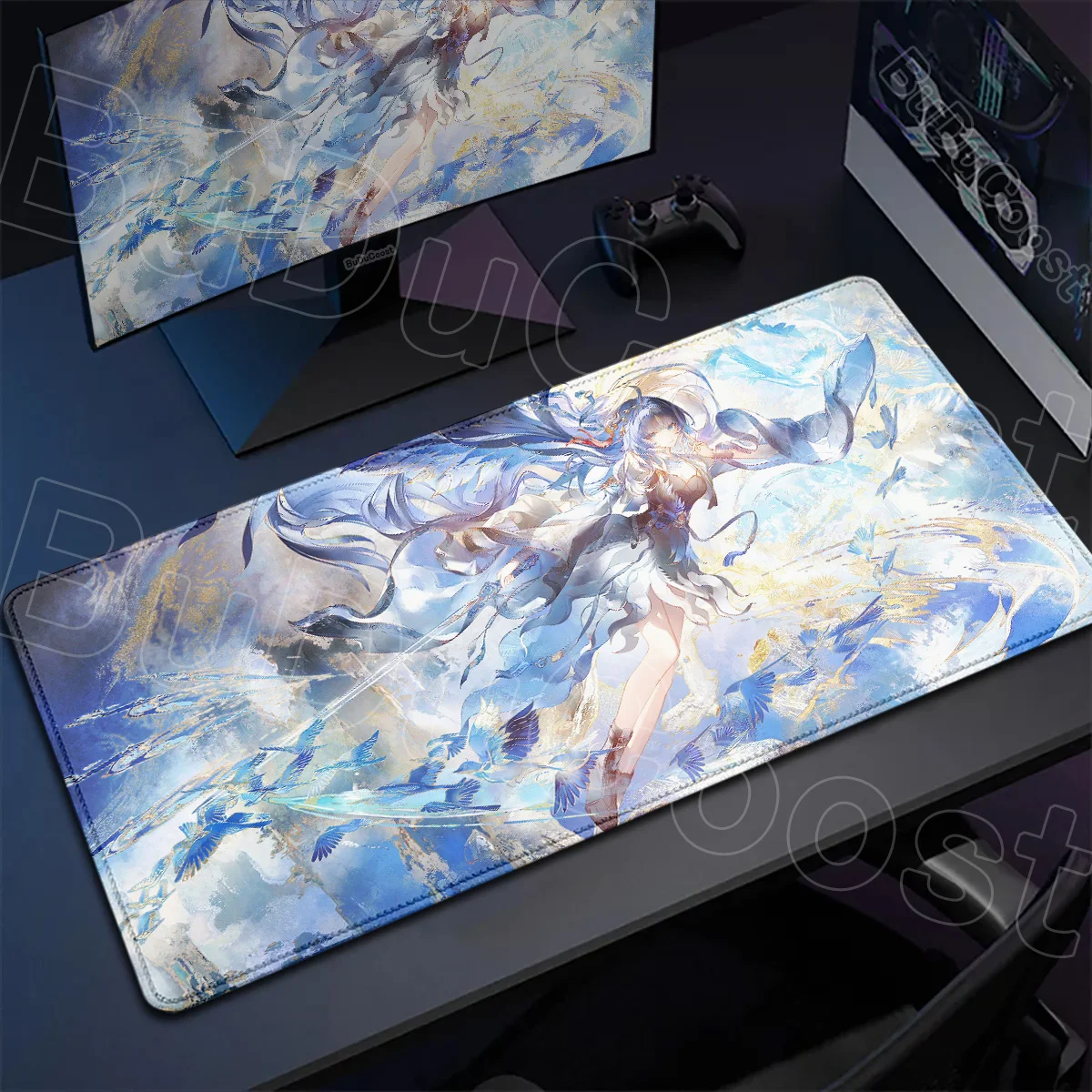 Hot Game Wuthering Waves Kawaii Girl Yangyang Xuanling Mauspad, PC-Bürozubehör, HD-Druck, Laptop-Tastaturmatte, 900 x 400 mm – Detail 7