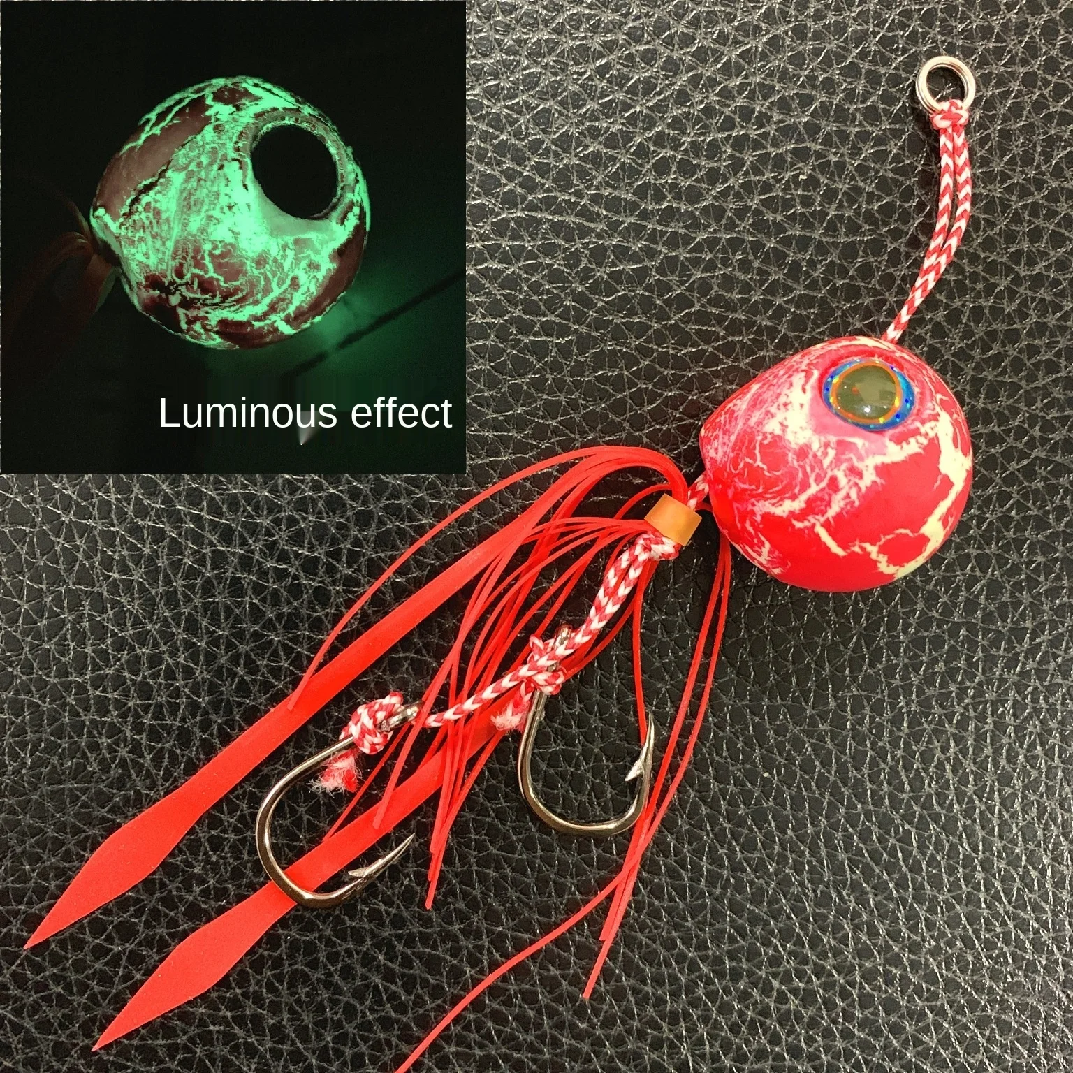 200g/180g/150g/120g/100g/80g/60g tenya Glow luminoso Kabura Pesca Slider Snapper/Sea bream Jig head con gonna jigging lure