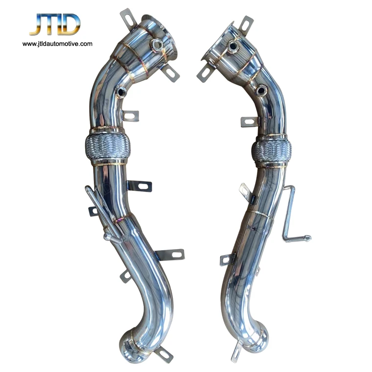 

JTLD PERFORMANCE 3.0'' T304 Exhaust Catless Downpipe FOR MCL AREN 570S 540C 570GT withour Catalytic Converter and Heat Shield