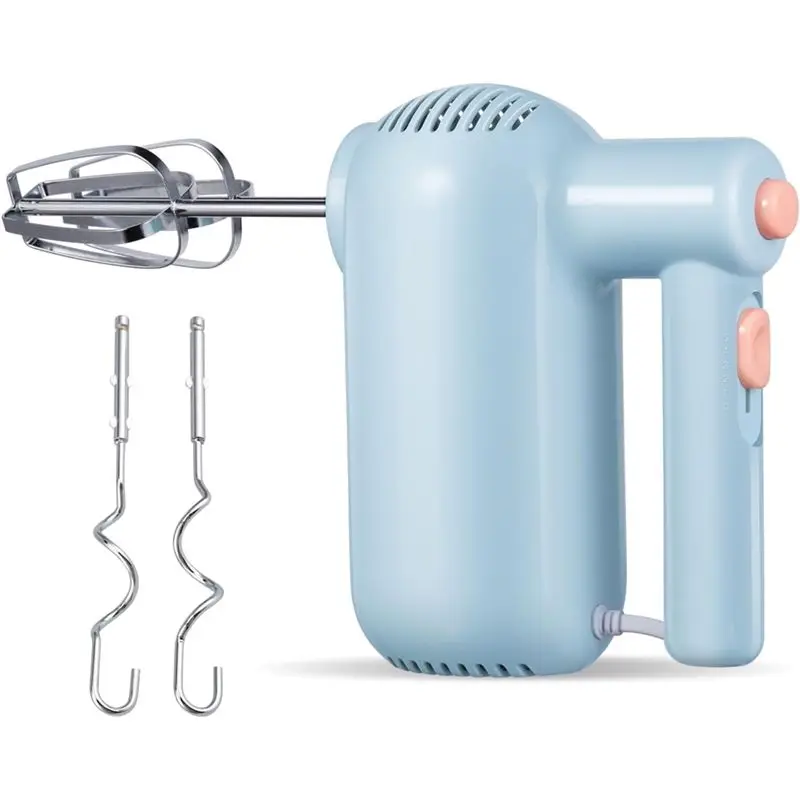 

A98G-Electric Kitchen Mixer,With Turbo Ultra Power, 5-Speed Hand Mixer For Whipping, Mixing Cookies, Cakes Eggs& Cream Us Plug