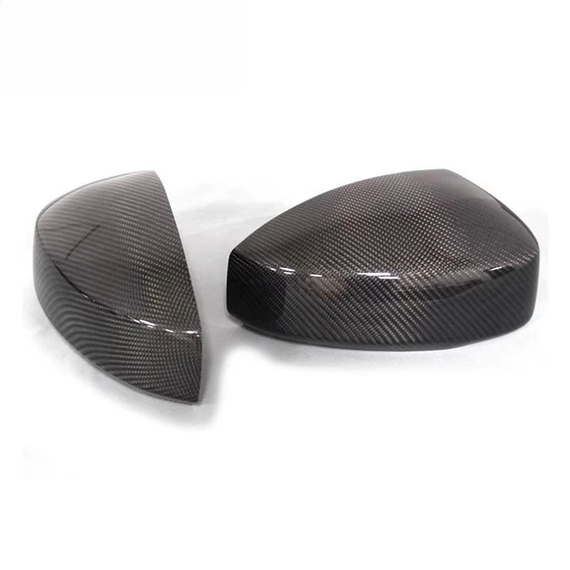 Carbon Fiber Patch ABS Material Car Mirror Cover for Nissan 350Z Z33 2003--2008 Glossy Black