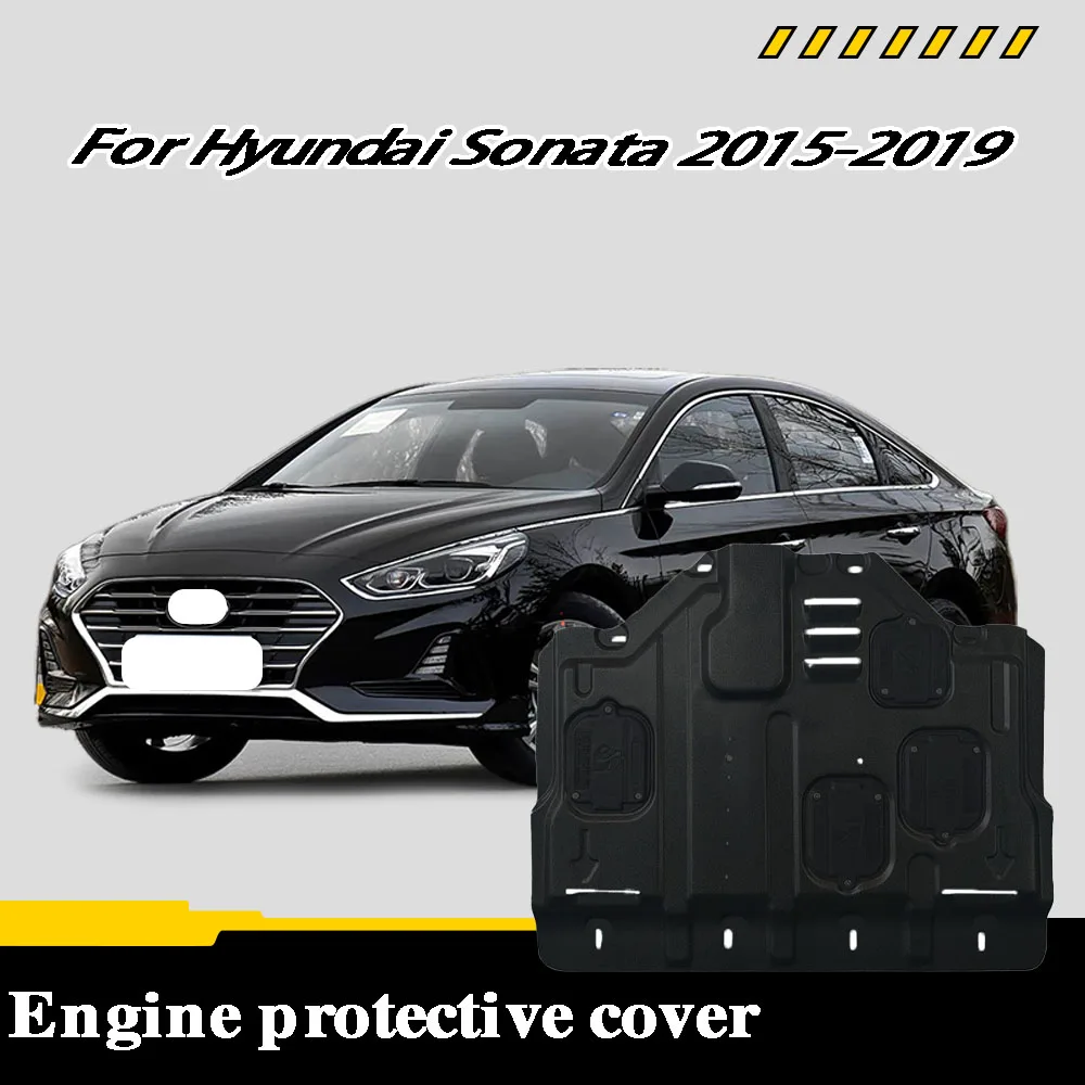 ヒュンダイソナタ2015-2019 2.0L用フロントアンダーエンジンカバー、ガードプレート、スキッドプレート、カーエンジン保護パネル、マッドガード