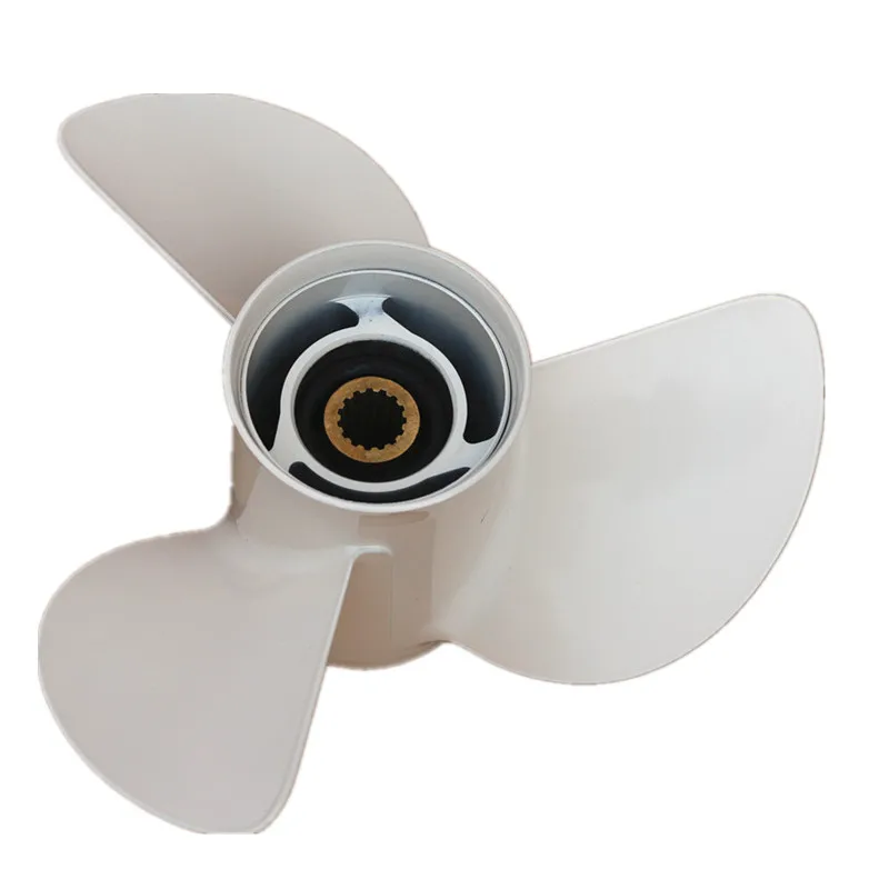 

Outboard 9.9 15 20 30 40 to 250 horsepower Aluminum alloy propeller blades