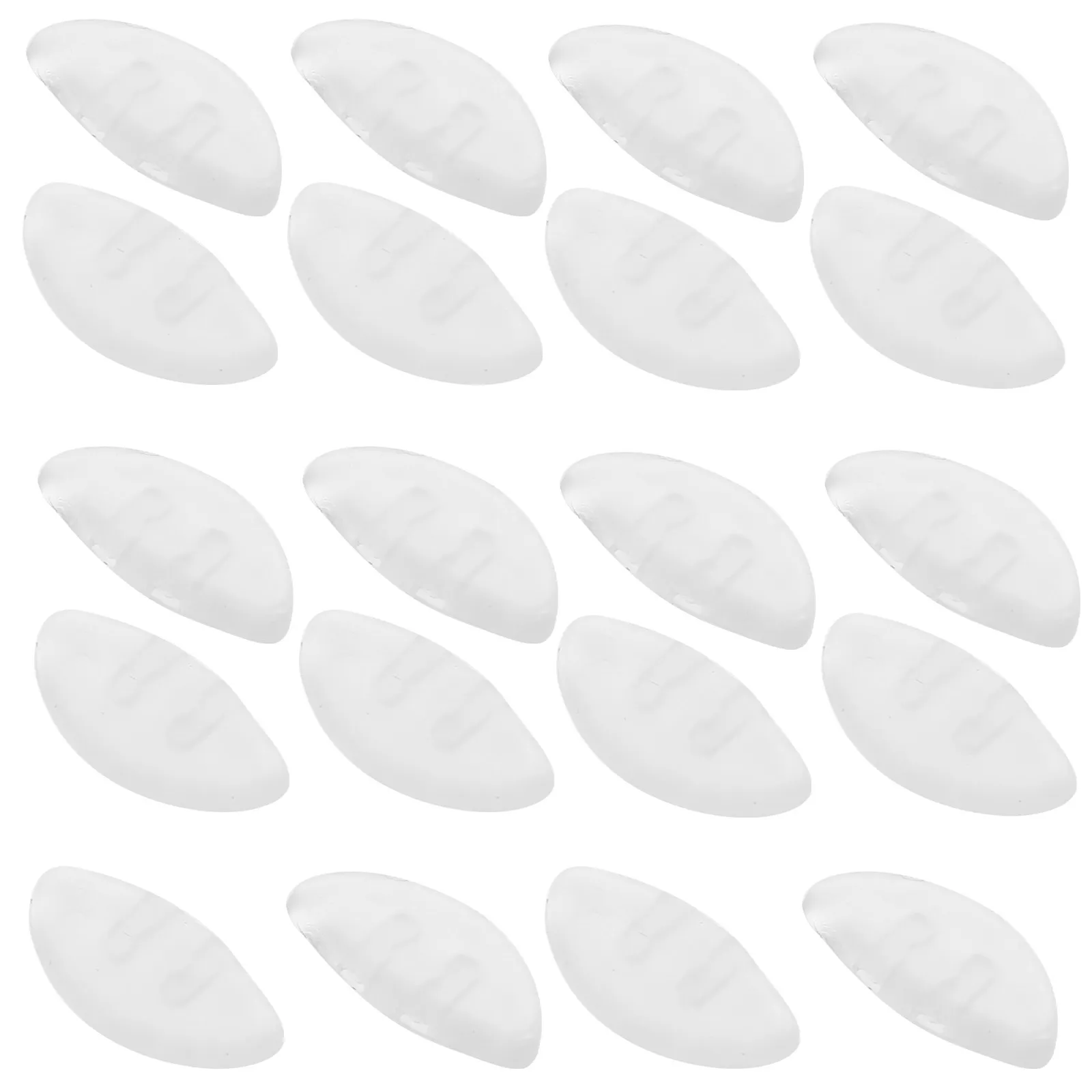 

10Pairs Silicone Nose Pads for Eyeglasses Sunglasses Anti-Slip Comfortable Nose Support Replacement Parts for Frames
