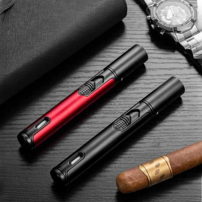 

Honest Torch Lighter Ideal for Candle Fireplace Camping BBQ Portable and Windproof with Adjustable Blue Flame Lighters Smoking