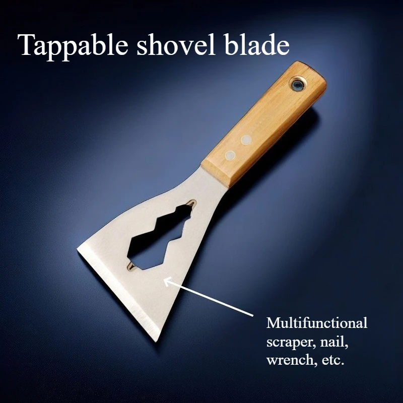Multifunctional shovel cleaning putty stainless steel thickened scraper household special decoration shovel.