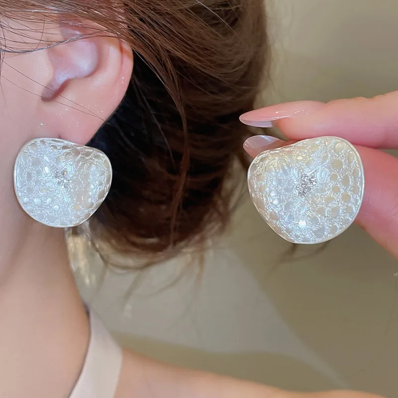 Minar Elegant Shiny CZ Cubic Zirconia White Color Drape Twisted Round Drop Earrings for Women Mujer Silver Plated Copper Jewelry