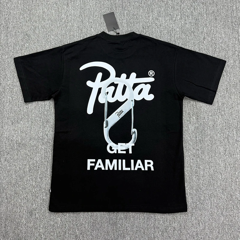 

New PATTA T Shirt Street Fashion Women Men Summer Style Vintage Classic Style Tee