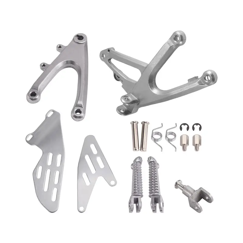

For YZF-R1 2007-2008 YZF-R1 2007-2008 Passenger Rearset Replacement Parts Front Foot Pegs Footrest Bracket Set