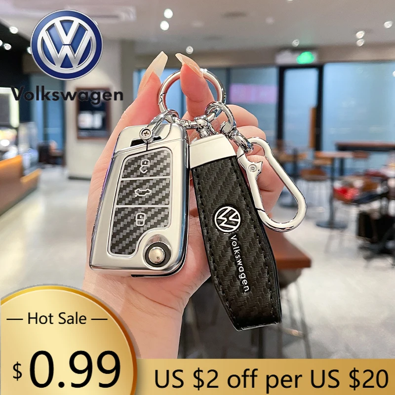 

Чехол-накладка для ключа автомобиля VW Volkswagen Jetta MK5 Golf, для VW Volkswagen Golf 7 MK7 Tiguan MK2, для Seat Ateca Leon FR