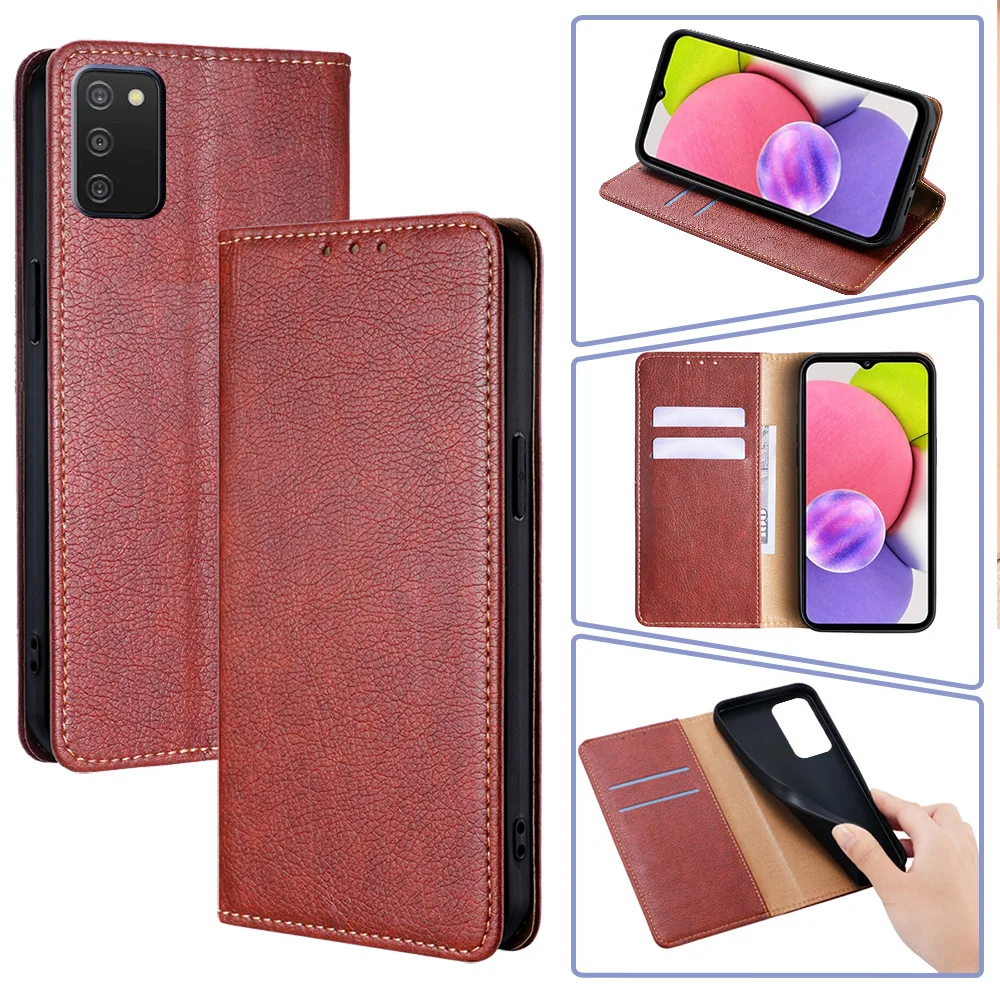 Leather Phone Case for Samsung M06 M16 M35 M55 M15 Wallet Case M34 M54 M14 M04 M33 Flip Cover Lanyard Shell Phone Accessories