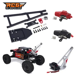 RCGOFOLLOW Aluminium Winch Truck/Tow Truck Crane Arm kit Simulation for RC Crawler Axial Capra 1.9UTB Trail Buggy Upgrade parts