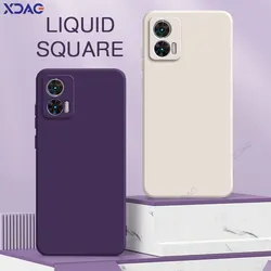 Luxury Cellphones Cases Covers for Motorola Moto Edge 30 Neo Lite 5G Edge30Neo Edge30Lite Soft Square Liquid Silicone Coque Bags