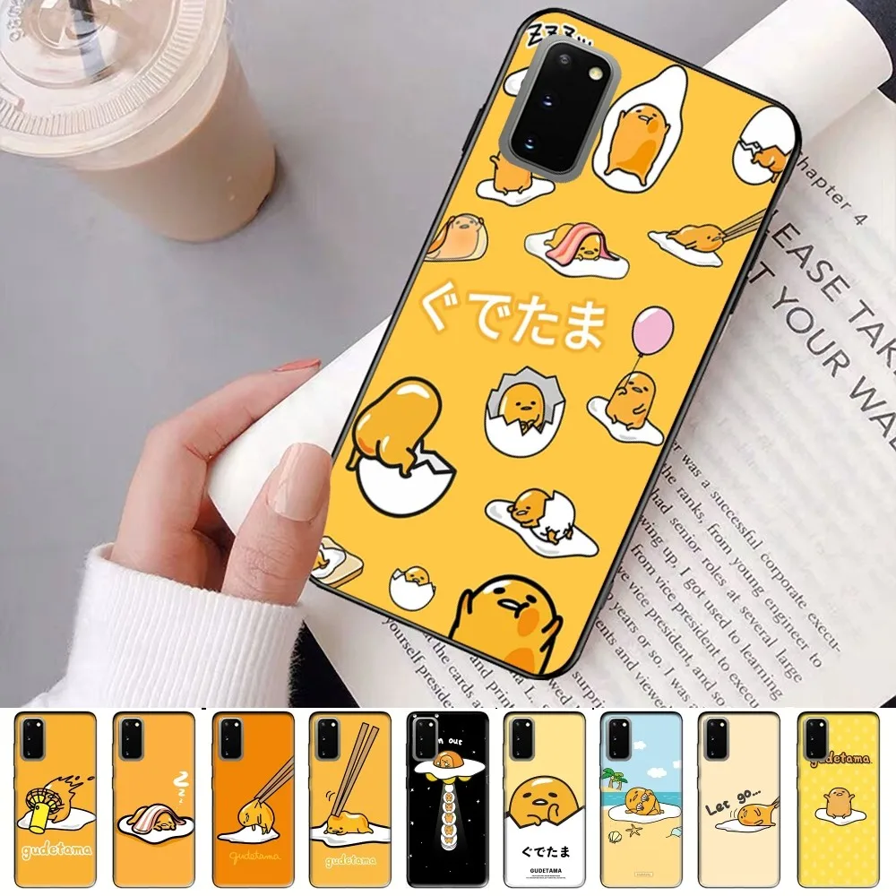 Yellow Lazy Egg G-Gudetamas Phone Case For Samsung S 9 10 20 21 22 23 30 23 24 Plus Lite Ultra FE S10lite Fundas