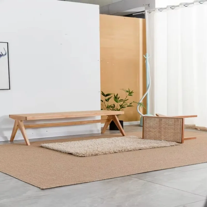 

Natural living room rattan chair solid wood chair modern design chair