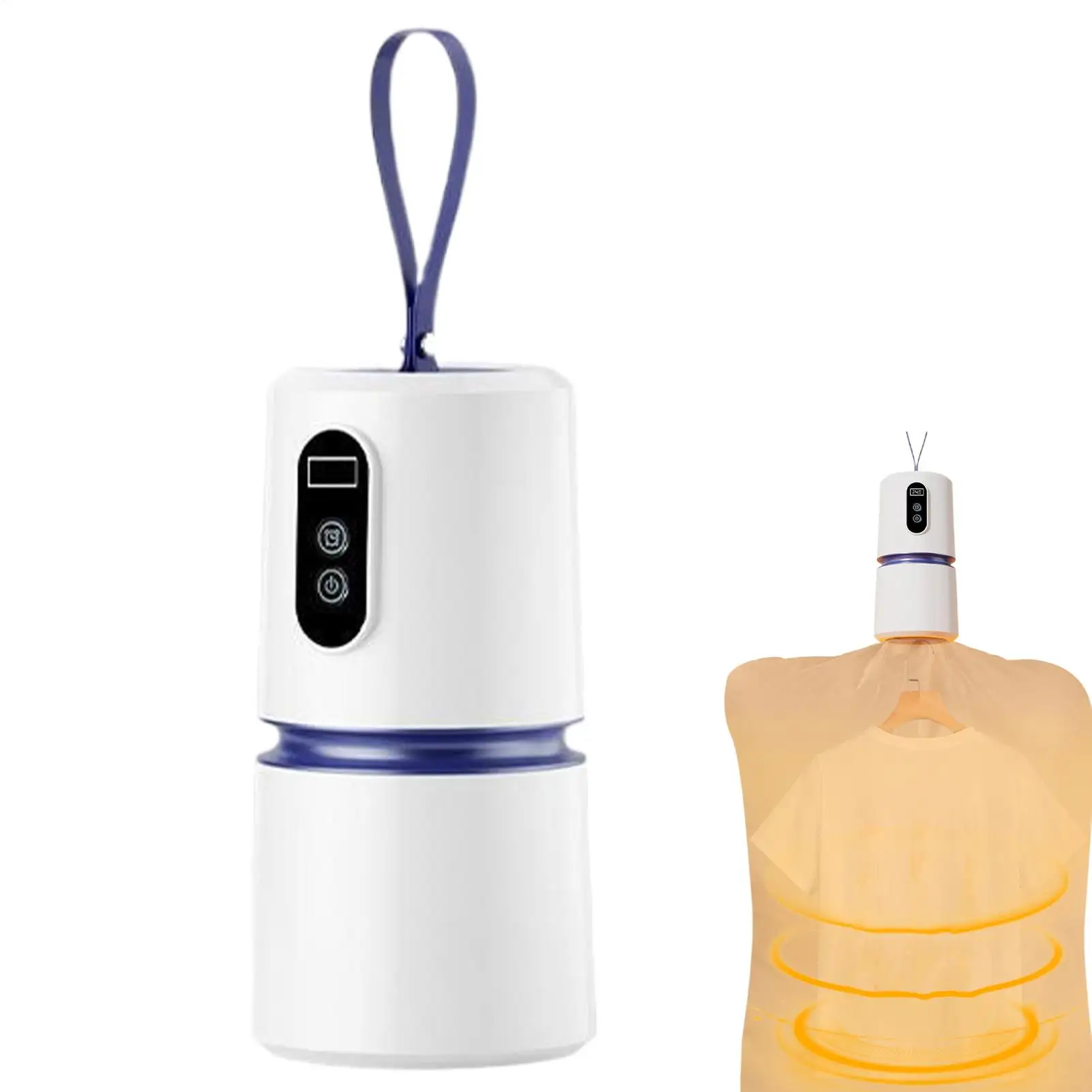 

Портативная сушилка Мини-сушилка с таймером Тихая портативная сушильная машина с таймером для бассейна, общежития, балкона, путешествий, пляжной квартиры