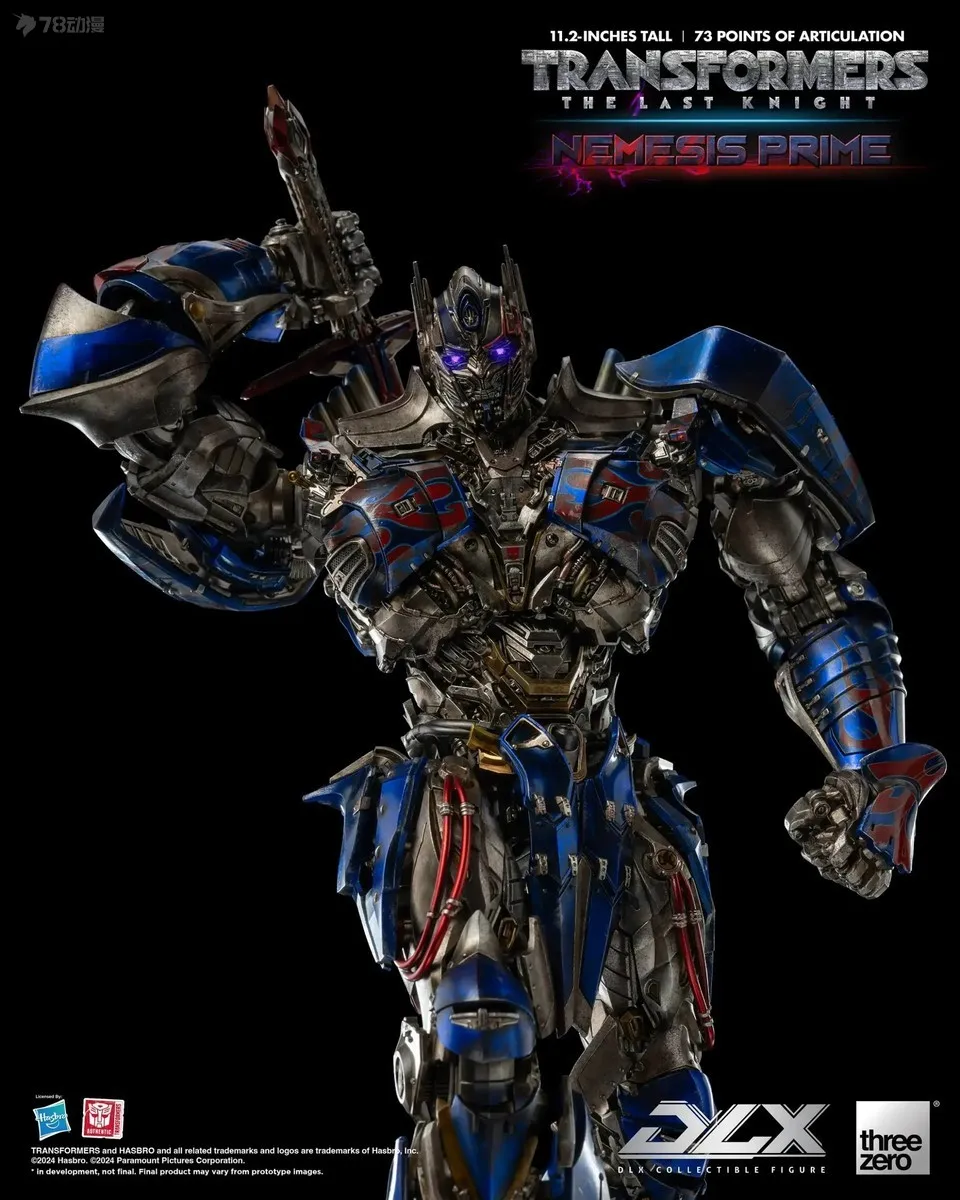 Threezero Mecha Related Series Dlx - Scale Collectible Transform: The Last Knight Nemesis Prime Action Figure Model Toy Gift