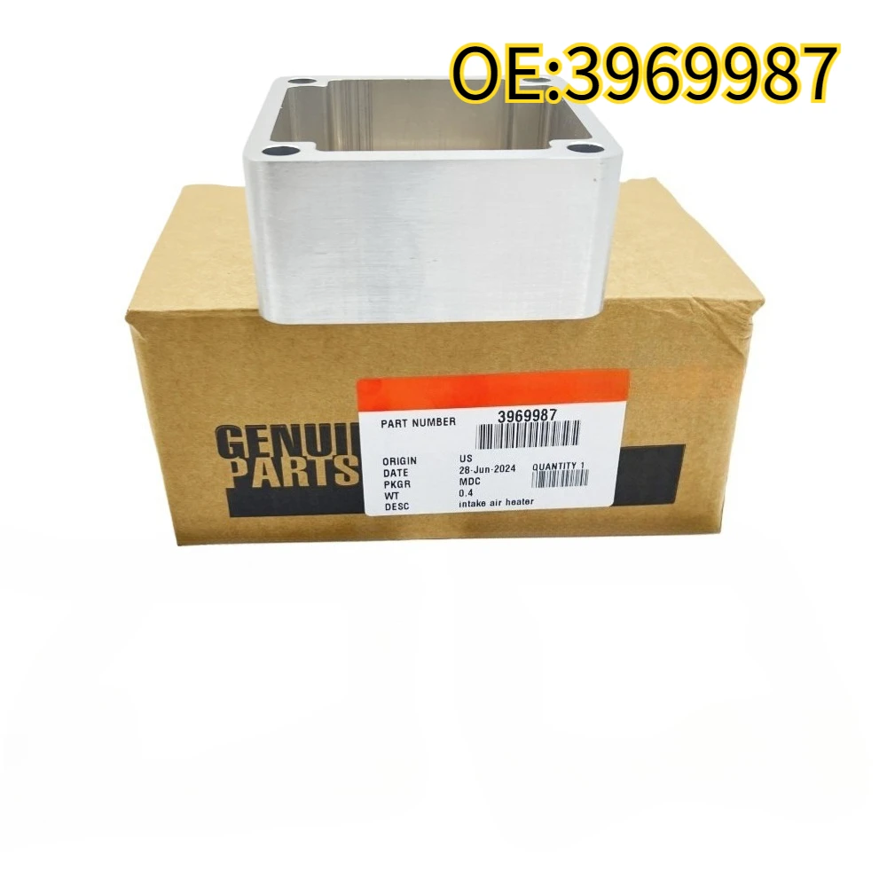 

For 3969987 W/Gaskets Air Intake Heater Spacer Replace Fits For 1998-2007 Dodge 5.9L Cummins