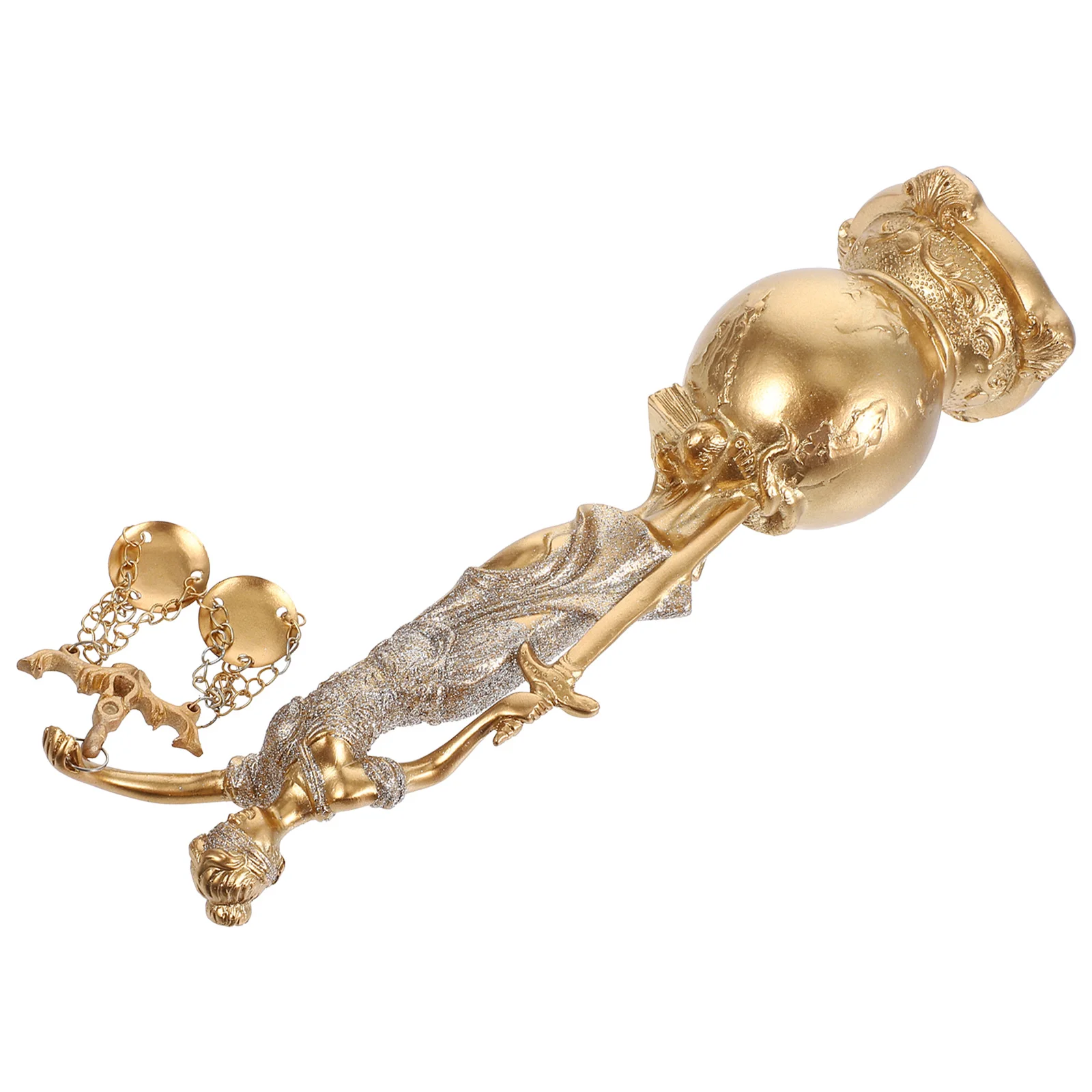 

1pcs Fairness Goddess Statue Resin Figurine Scales Classical Home Office Decor Roman Sculptures Equity Symbol