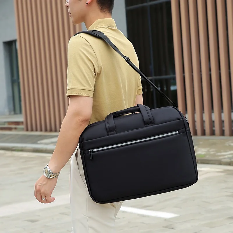 Men's Computer Bag Hand Bag Large Capacity 15.6 inch Computer for Travel Work Conference Office Bag