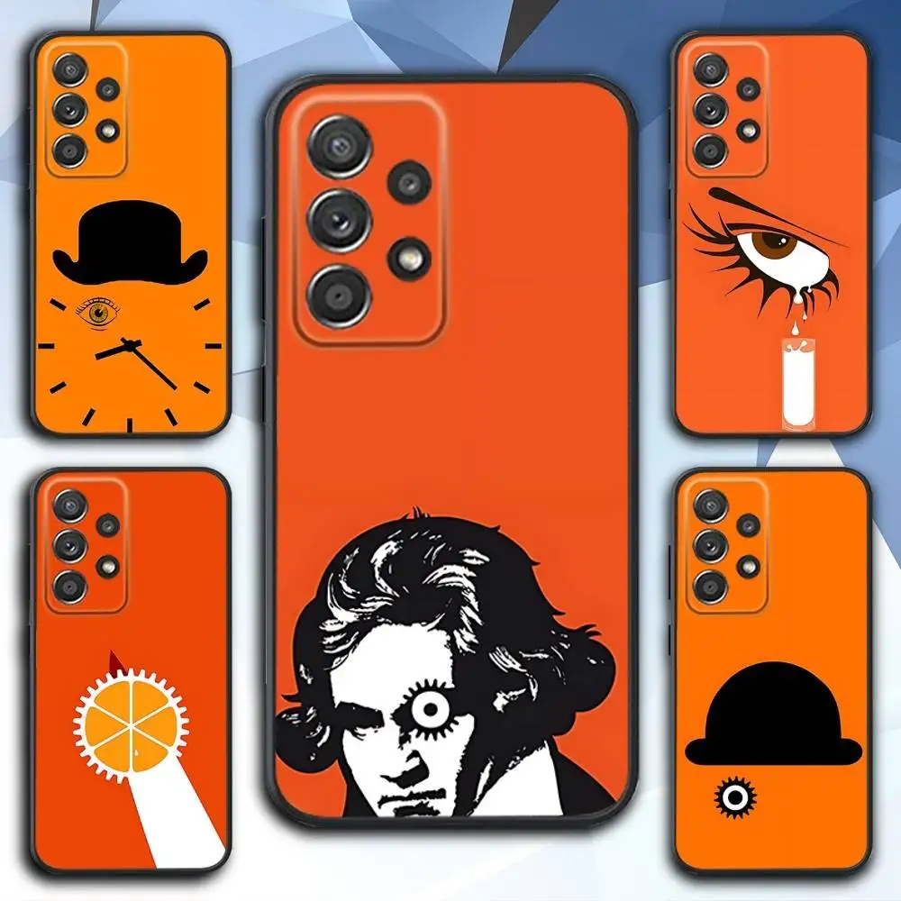 

A C-Clockwork Orange Phone Case For Samsung S 25,24,23,22,30,21,10,9,Ultra,Plus,Lite,FE,4,5 G Soft Black Case