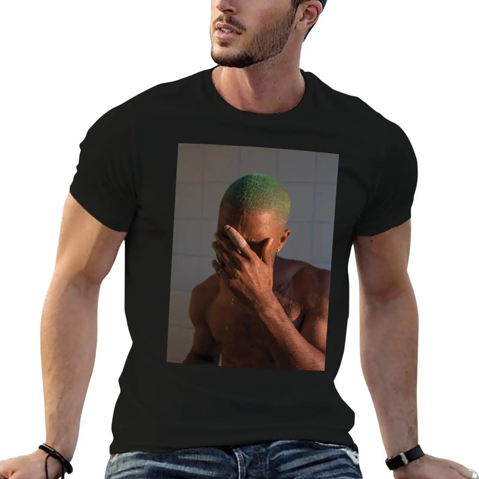 

Frank ocean blond cover T-Shirt g man t shirts for men cotton t shirts man 100% T-Shirt
