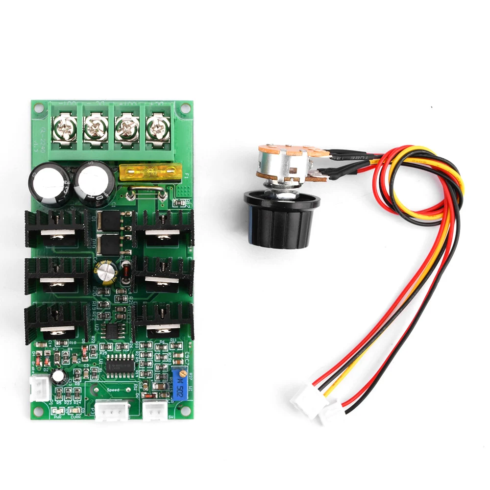 DC10V~50V 20A PWM Brushless Motor Controller Motor Speed Controller Dimming Temperature Control