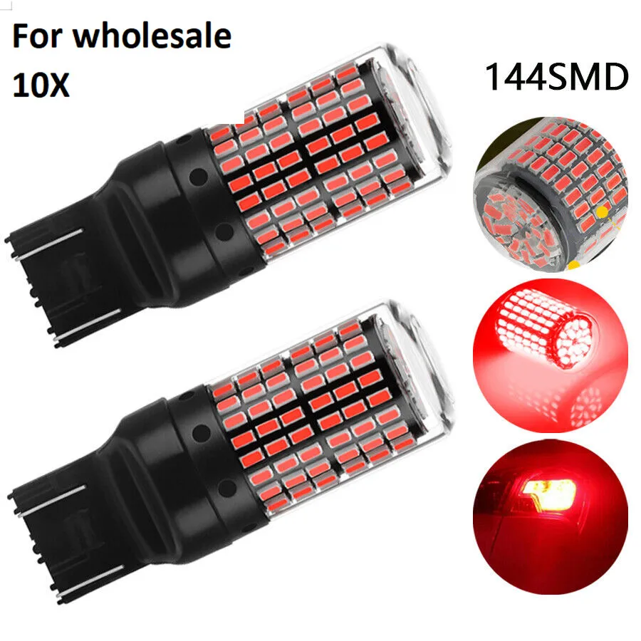 10X WHOLESALE  7443 7440 144SMD LED Brake Tail Light/Parking Turn Signal Light Bulbs 6000K.1156,1157,3156,3157,BAU15S,LED