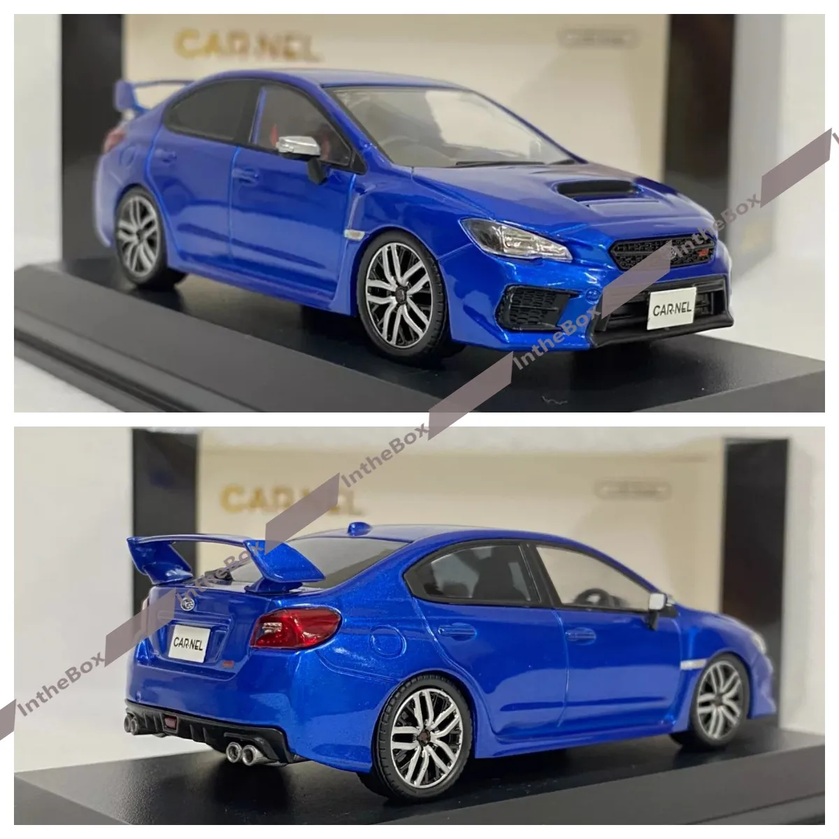 

1:43 HIKO7 CAR-NEL WRX STI TYPE S VAB WR BLUE (2019) diecast Model Gift Model Car Collection Limited Edition Hobby Toys