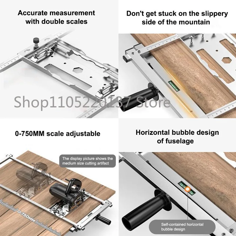 4Inch 7Inch Electric Circular Saw Cutting Board Portable Guide Positioning Woodworking Hand Tools Accessories for Makita Machine