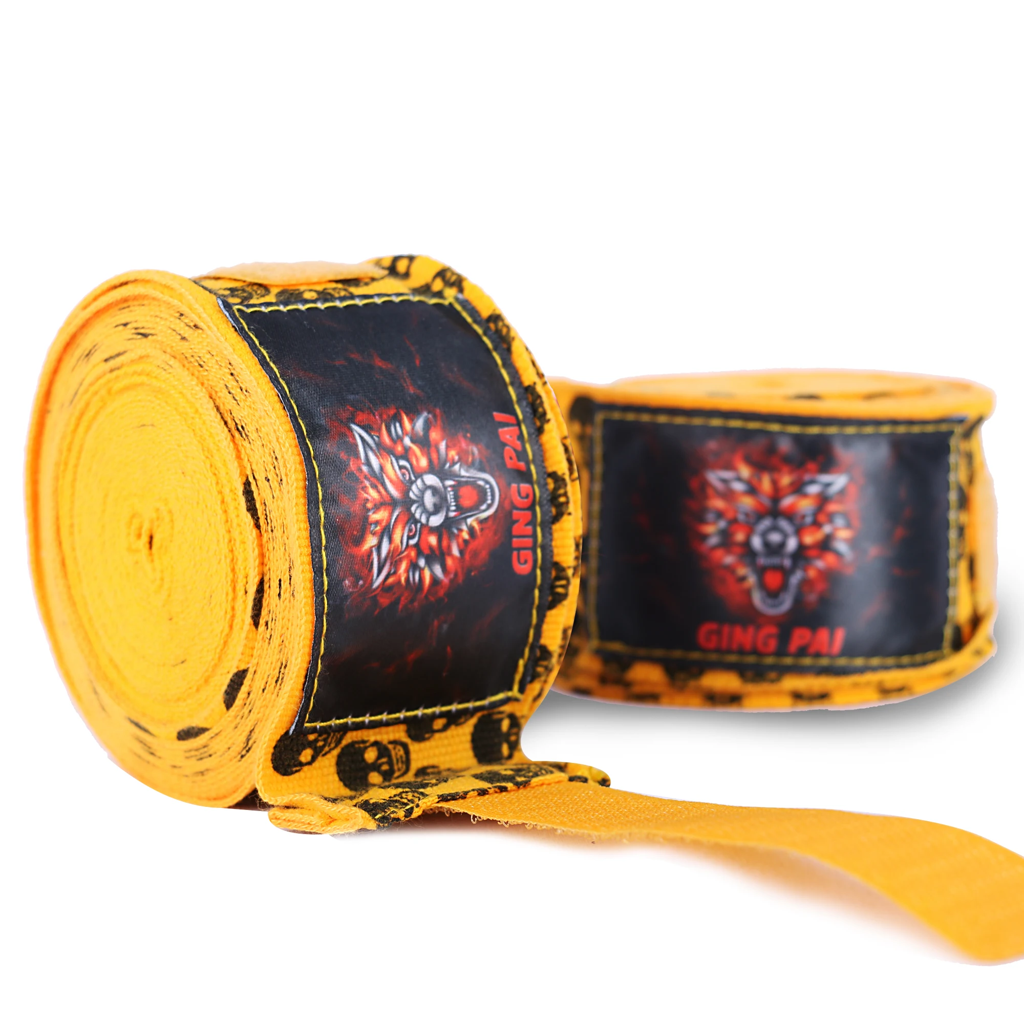 GINGPAI New Colorful 5m/3m 2PCS Boxing Bandage Punching Handguard With Muay Thai MMA Boxing Training Gloves Wrist Guard