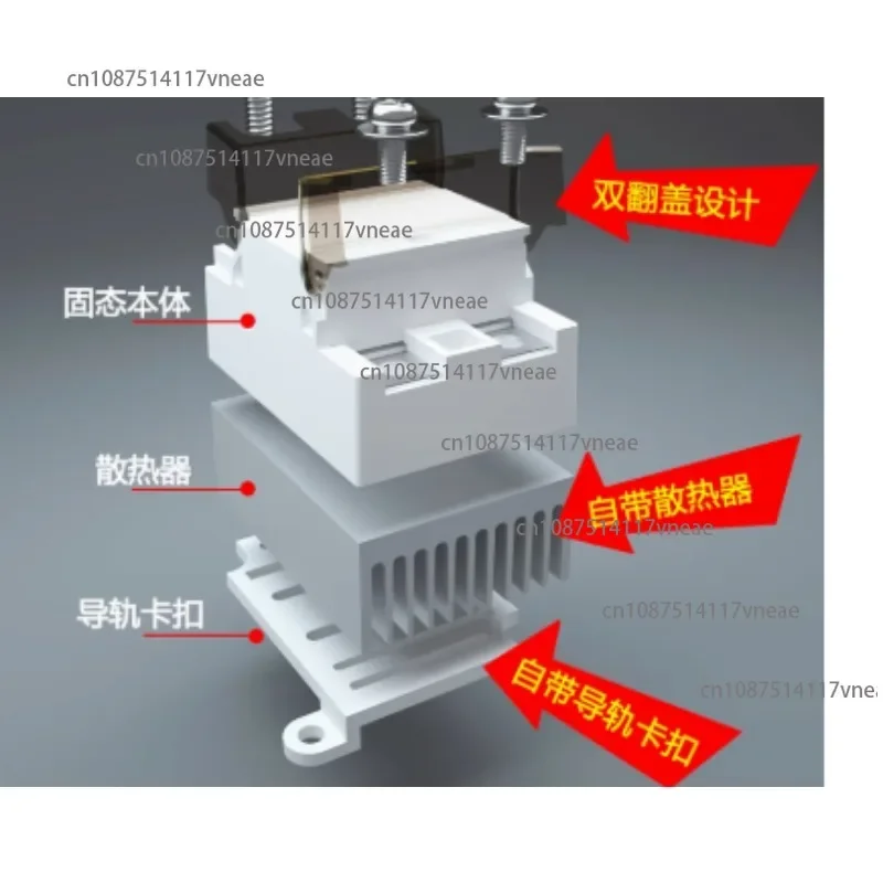 Communication Solid-state Voltage Regulator Module Without Card Rail SSR Transformer 4-20mA Control