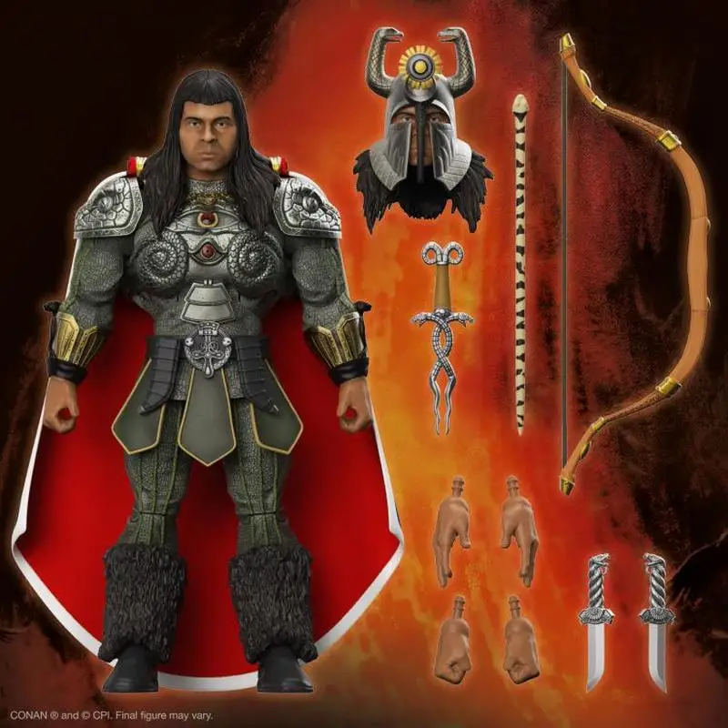 Original In Stock Super 7-Inch King Conan Tulsa Subotai Valeria Conan The Barbarian Action Figure Model Toy Gifts