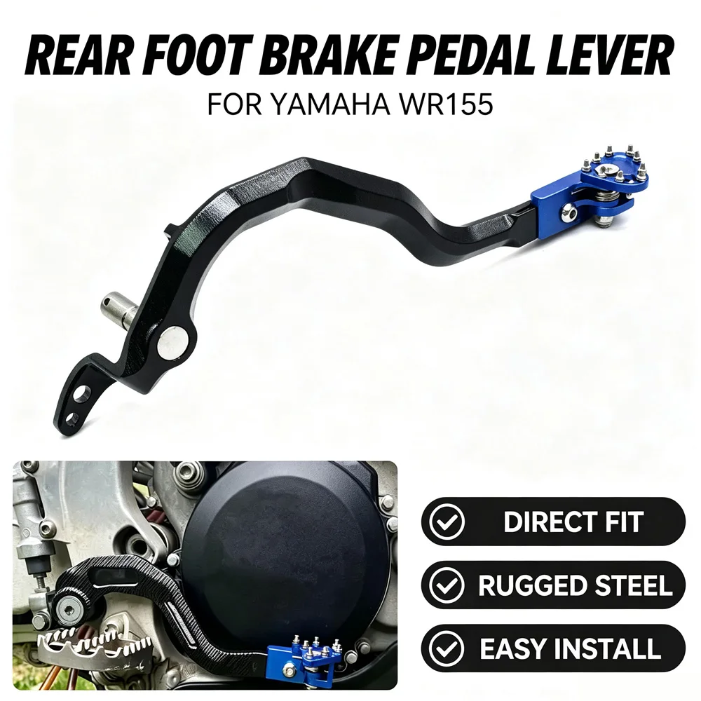 wr155 Motorcycle Dirt Bike CNC Aluminum Rear Brake Foot Pedal Lever For Yamaha WR155 WR 155 Accessories