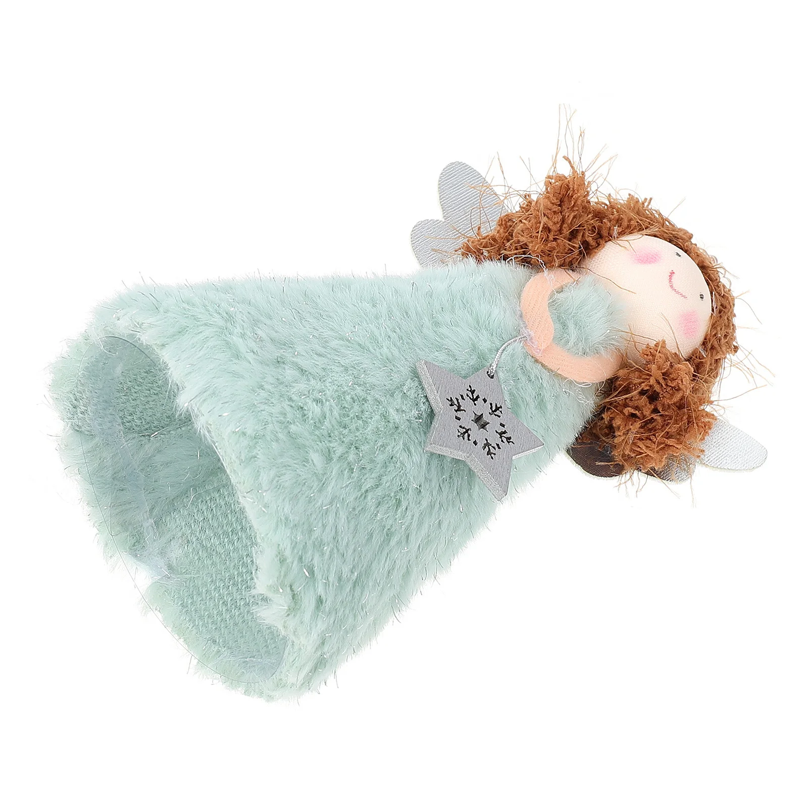 

Christmas Angel Tree Topper Lovely Xmas Treetop Decoration Festival Supplies for Home Party Angel Xmas Tree Topper