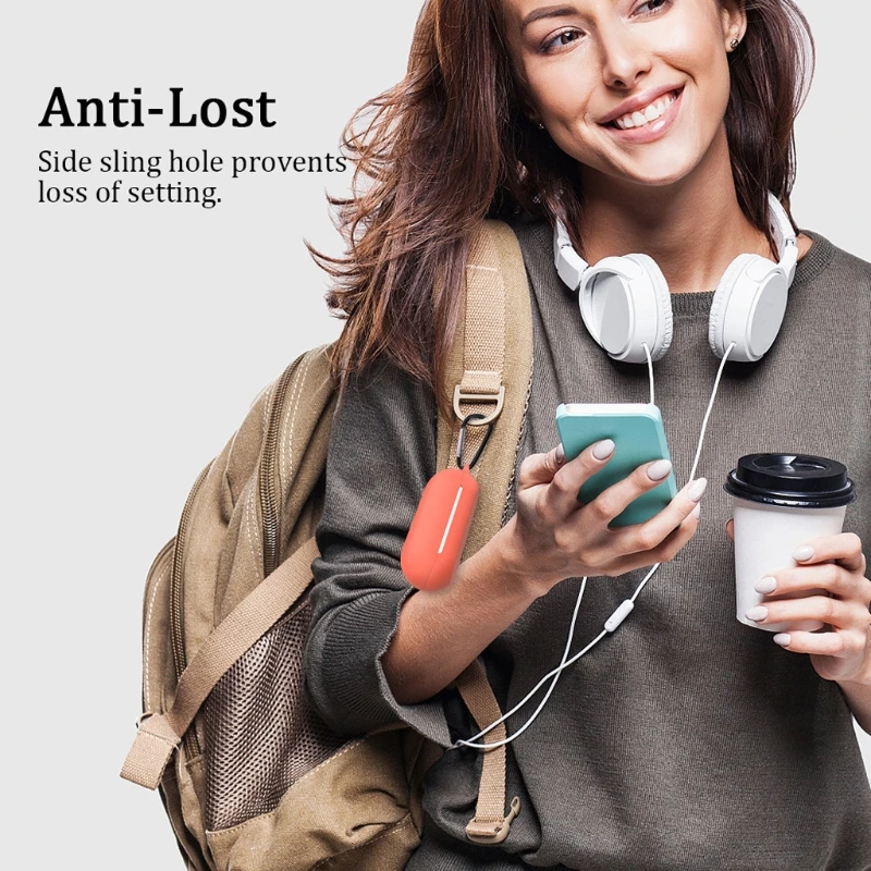 Funda protectora lavable Compatible con auriculares Sony-WF-C500, ligera, resistente a impactos, impermeable, silicona Sl