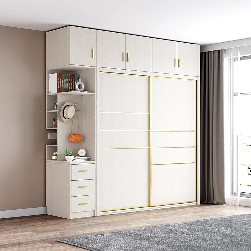 

Furniture combination set, three bedrooms and one living room TV cabinet dining table and chair combination