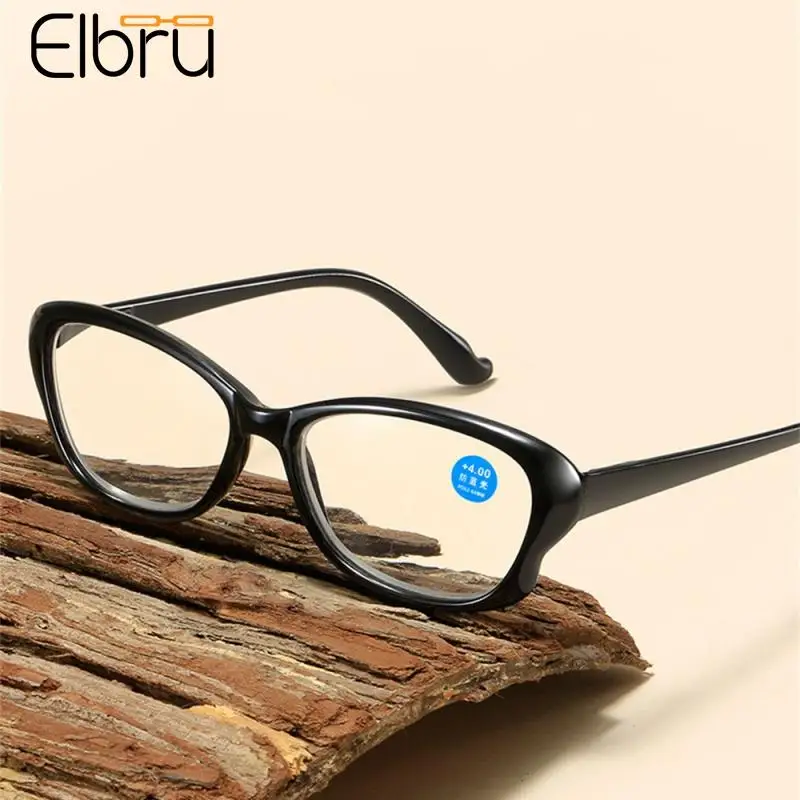 Elbru Anti Blue Light Reading Glasses Female Men Fashion Anti Blue Rays Presbyopic Eyeglasses Unisex Hyperopia Eyewear 0+1+2+3+4