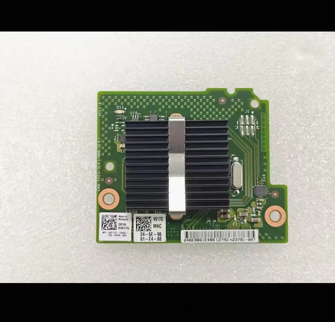 

V017G 0V017G FOR DELL i350-T4 1G 4-port blade server Gigabit card board FOR M630 FC630 M640 FC640 FC830