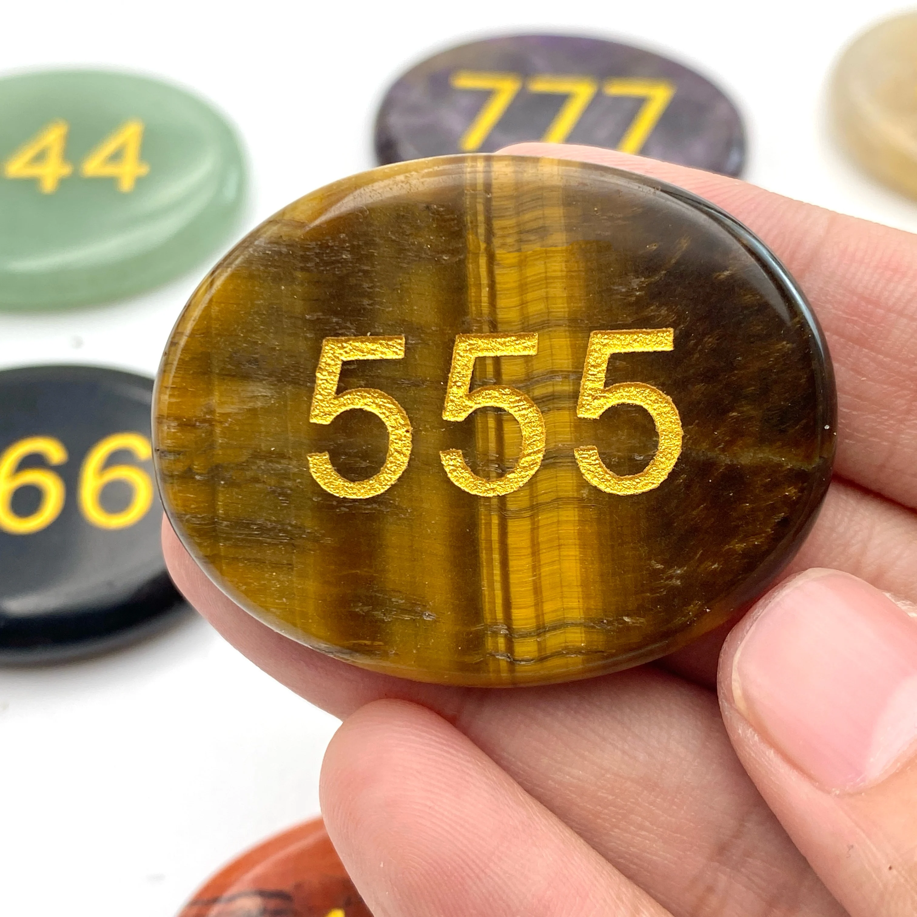 قطعة واحدة من شكل بطاقة رقم المواد المختلطة، مجموعات الحجر، هدايا ممتازة، هدية للعائلة والأصدقاء، ديكور المنزل، ديكور ذاتي الصنع