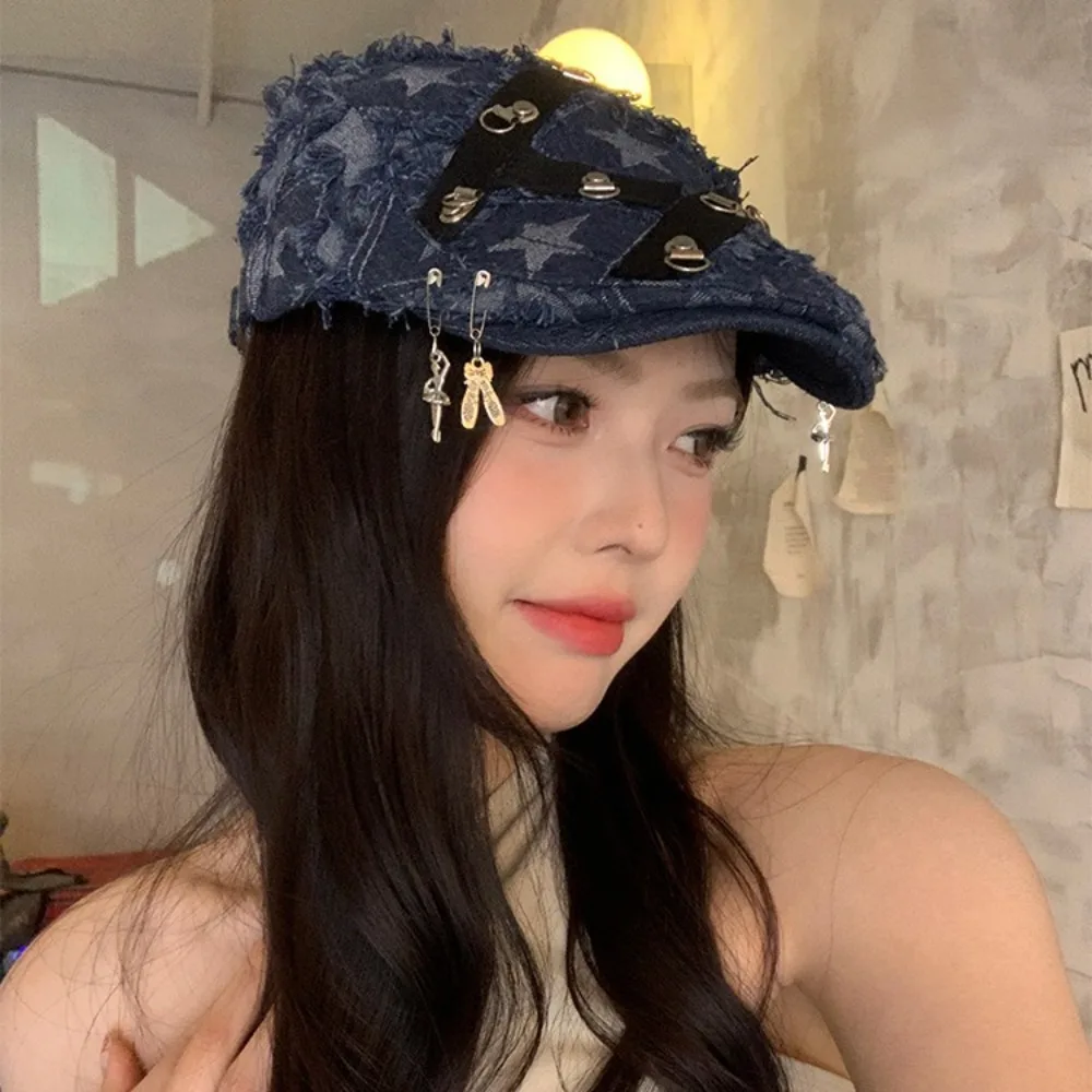 Summer Beret New Show Small Facial Features Sun Protection Octagonal Hat Korean Style Casual Newsboy Hat Versatile