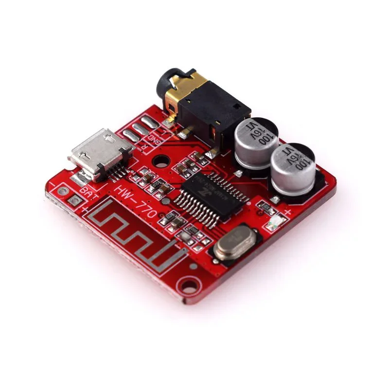 Bluetooth 5.0 Audio Receiver Board MP3 Lossless Decoder Wireless Stereo Music Module 3.7-5V XY-BT-Min