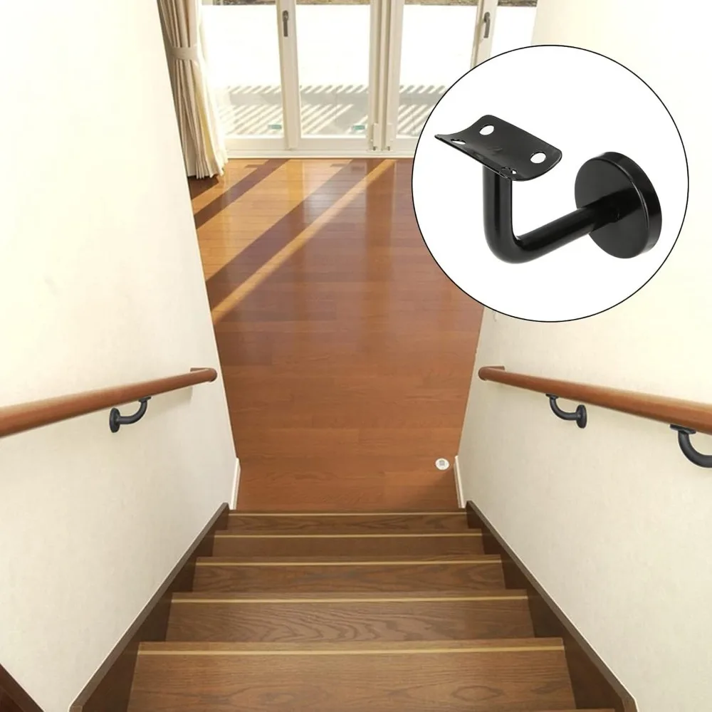 1PC Wall Shelf Stainless Steel Handrail Bracket Wall Mounted Stair Railing Accessories Floating Shelf Brackets Shelf Support