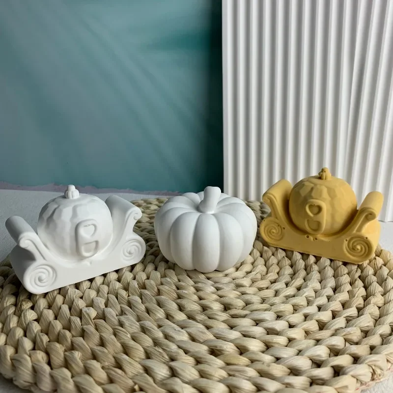 3D tykev silikon plíseň DIY svíce vytváření zásoby nástroje ruční mýdlo pryskyřice sádra ornamenty mould halloween svátek dekorace