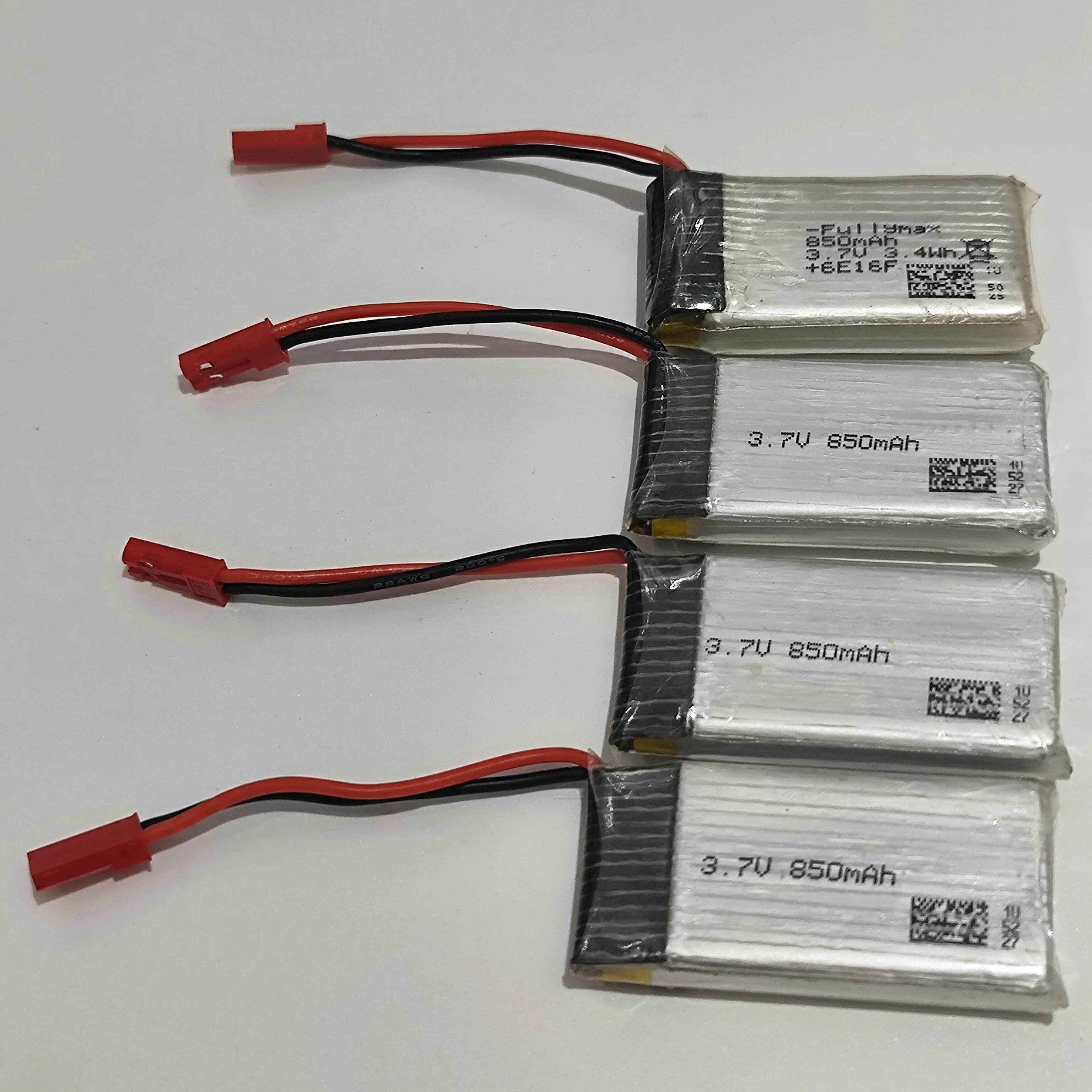 4 шт. 3,7 В 850 мАч аккумулятор для SYMA X56/X56W Syma X54HC/X54HW RC Quadcopter Drone литиевая батарея запасные части 4 шт. 3,7 В 850 мАч аккумулятор для SYMA X56/X56W Syma X54HC/X54HW RC Quadcopter Drone литиевая батарея запасные части