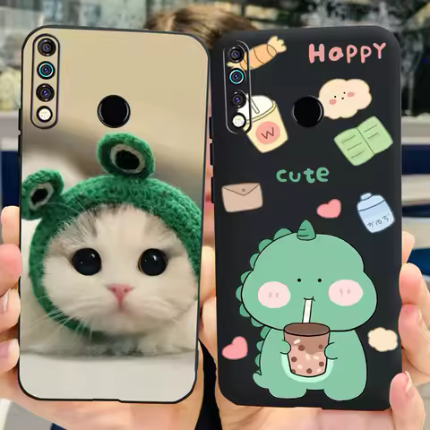 For Tecno Camon 12 Case Spark 4 KC8 Cute Cartoon Cover Soft Silicone Phone Case For Tecno Spark 4 Camon12 CC7S Back Cover Bumper