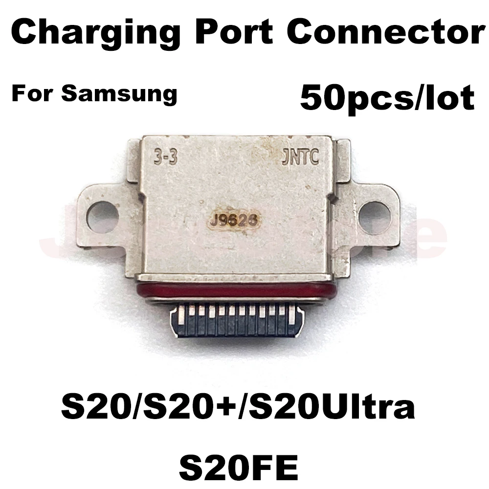 50pcs USB Charging Port Jack Dock Connector For Samsung S23 S22 S10 S20 S21 Ultra S8 S9 Plus Type-C Charger Plug Dock Socket